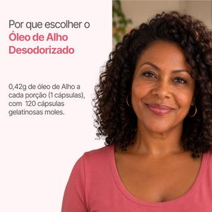 Óleo de Alho – 120 Cápsulas