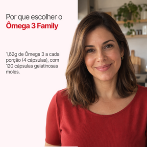 Ômega 3 TG Family 33 EPA/22 DHA – 120 Cápsulas