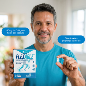 FlexAble – Colágeno Tipo II Não Desnaturado 30 Cápsulas CGD