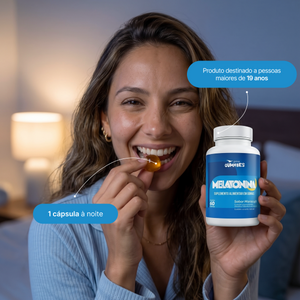 Gummies Melatonina 0,21 gr Sabor Maracujá 60 gomas