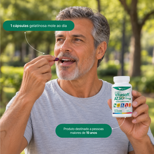 Vitasoft Ômega AZ 50+ 1000 mg 60 cápsulas