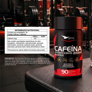 Cafeína (200mg) Pote 90 Caps