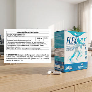 FlexAble – Colágeno Tipo II Não Desnaturado 30 Cápsulas CGD